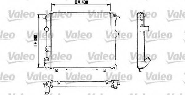 VALEO 810914 Радіатор, охолодження двигуна