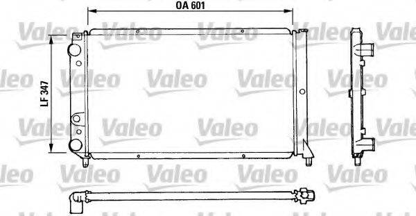 VALEO 810922 Радіатор, охолодження двигуна