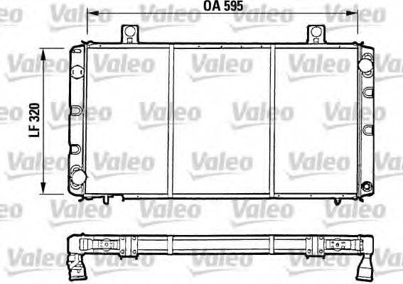 VALEO 810965 Радіатор, охолодження двигуна