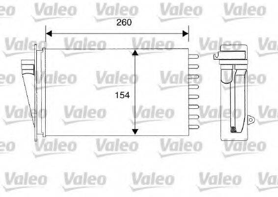 VALEO 812194 Теплообмінник, опалення салону