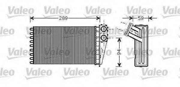 VALEO 812338 Теплообмінник, опалення салону