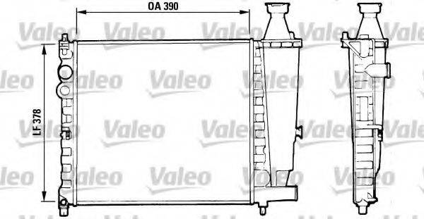 VALEO 816555 Радіатор, охолодження двигуна