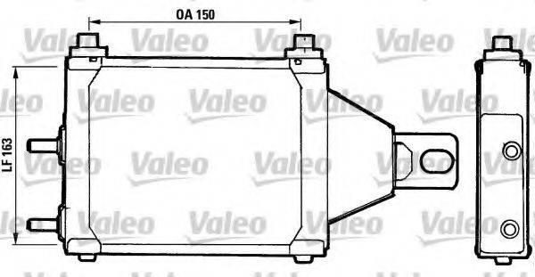 VALEO 816751 масляний радіатор, моторне масло