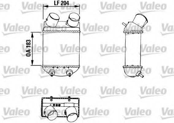 VALEO 816755 Інтеркулер