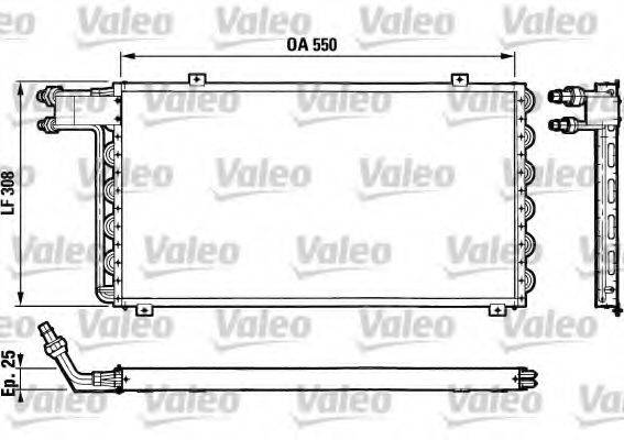 VALEO 816779 Конденсатор, кондиціонер