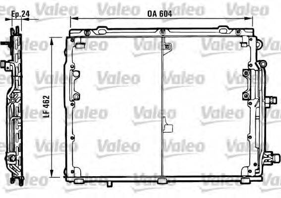 VALEO 816938 Конденсатор, кондиціонер