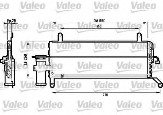 VALEO 816966 Конденсатор, кондиціонер