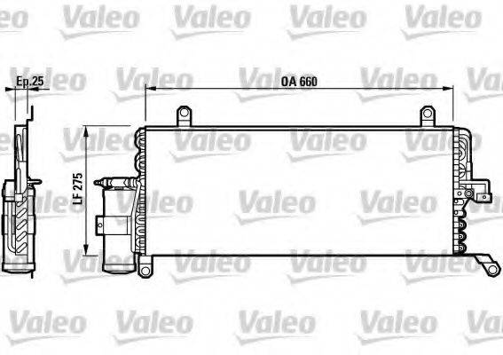 VALEO 817062 Конденсатор, кондиціонер