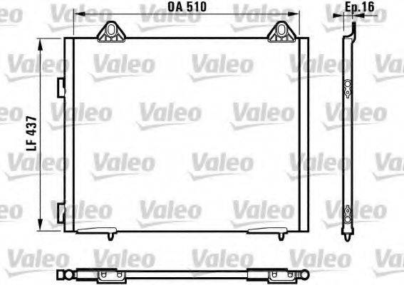 VALEO 817067 Конденсатор, кондиціонер