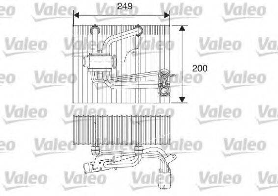 VALEO 817209 Випарник, кондиціонер