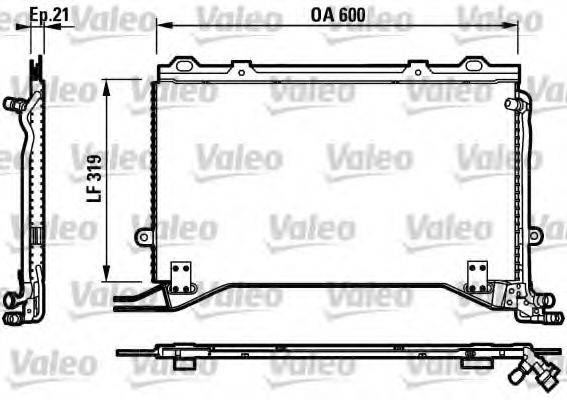 VALEO 817235 Конденсатор, кондиціонер