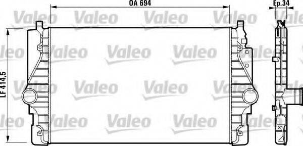 VALEO 817372 Інтеркулер