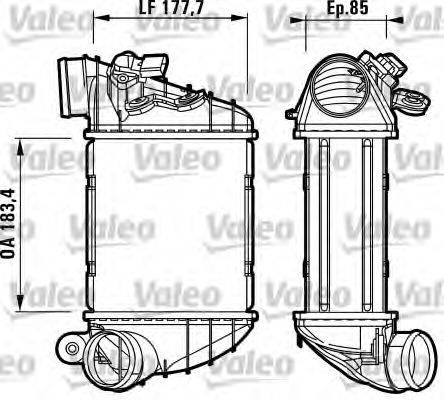 VALEO 817438 Інтеркулер