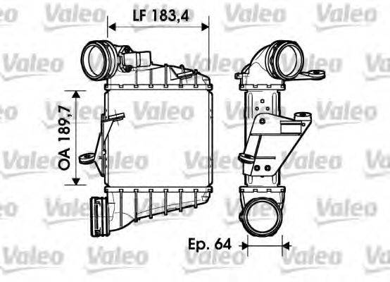 VALEO 817558 Інтеркулер