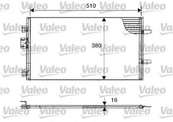 VALEO 817602 Конденсатор, кондиціонер