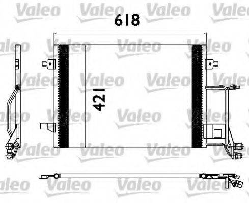 VALEO 817666 Конденсатор, кондиціонер