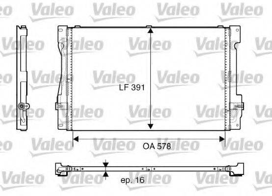 VALEO 817675 Конденсатор, кондиціонер