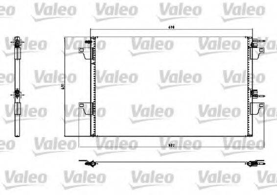 VALEO 817731 Конденсатор, кондиціонер