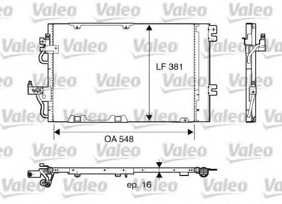 VALEO 817846 Конденсатор, кондиціонер