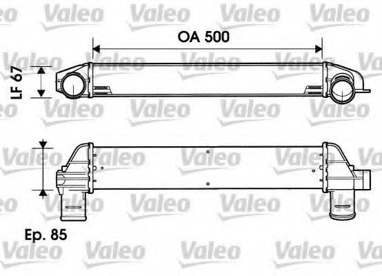 VALEO 817873 Інтеркулер