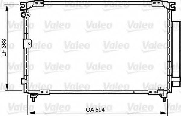 VALEO 818032 Конденсатор, кондиціонер