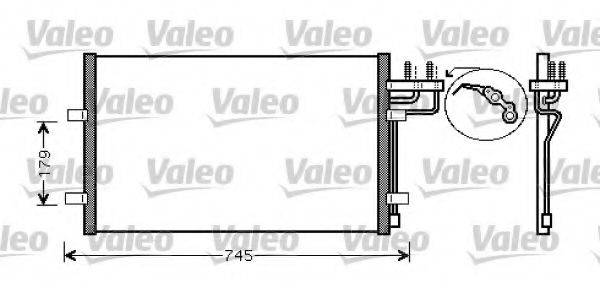 VALEO 818046 Конденсатор, кондиціонер