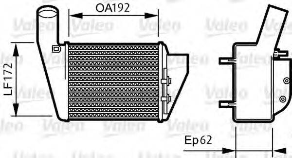 VALEO 818828 Інтеркулер