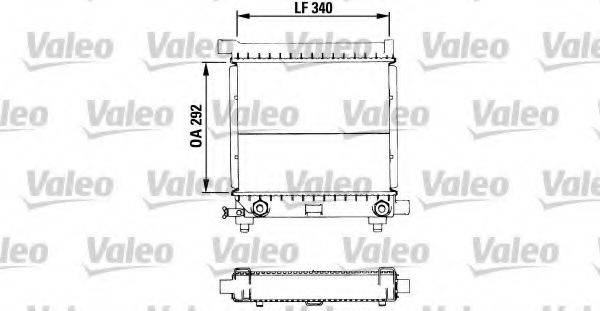 VALEO 819368 Радіатор, охолодження двигуна