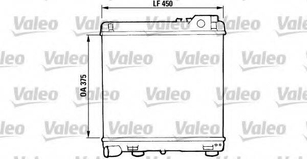 VALEO 819369 Радіатор, охолодження двигуна