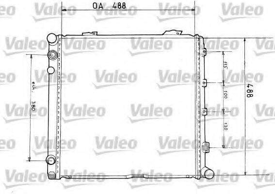 VALEO 819373 Радіатор, охолодження двигуна