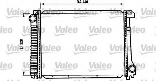 VALEO 819397 Радіатор, охолодження двигуна