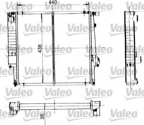 VALEO 819399 Радіатор, охолодження двигуна