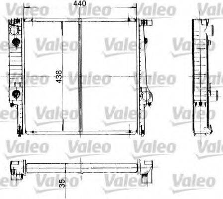 VALEO 819400 Радіатор, охолодження двигуна