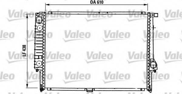 VALEO 819417 Радіатор, охолодження двигуна