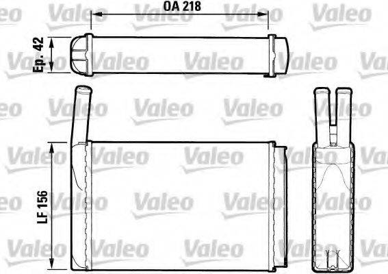 VALEO 883405 Теплообмінник, опалення салону