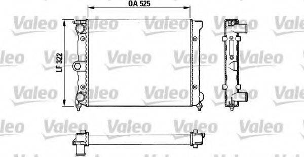 VALEO 883720 Радіатор, охолодження двигуна