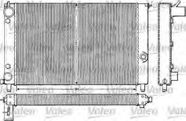 VALEO 883784 Радіатор, охолодження двигуна