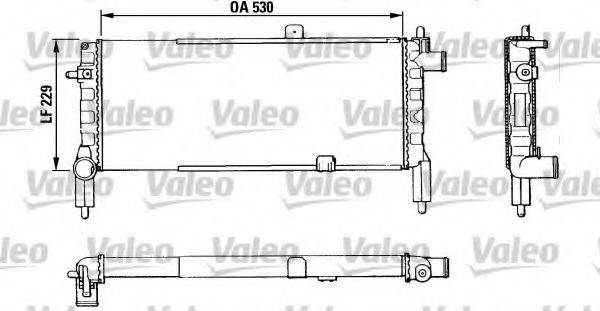 VALEO 883920 Радіатор, охолодження двигуна