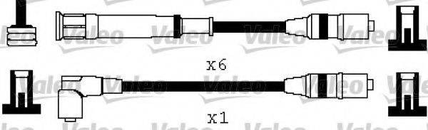 VALEO 346575 Комплект дротів запалювання