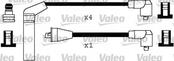 VALEO 346481 Комплект дротів запалювання