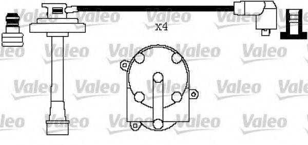 VALEO 346433 Комплект дротів запалювання