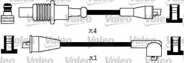 VALEO 346396 Комплект дротів запалювання