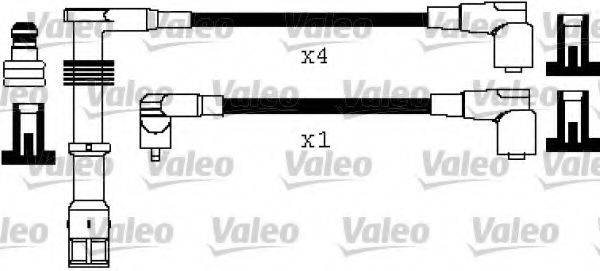 VALEO 346380 Комплект дротів запалювання