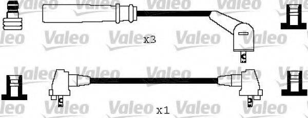 VALEO 346267 Комплект дротів запалювання