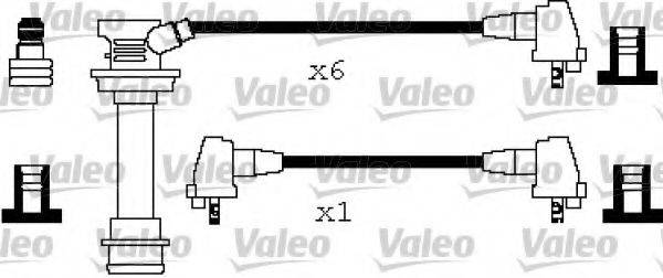 VALEO 346200 Комплект дротів запалювання