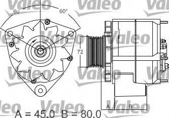 VALEO 437442 Генератор