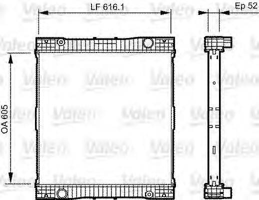 VALEO 735303 сітка радіатора, охолодження двигуна