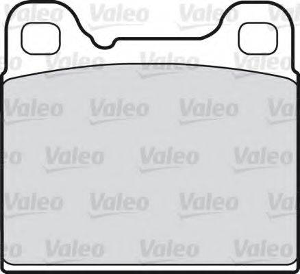 VALEO 598270 Комплект гальмівних колодок, дискове гальмо