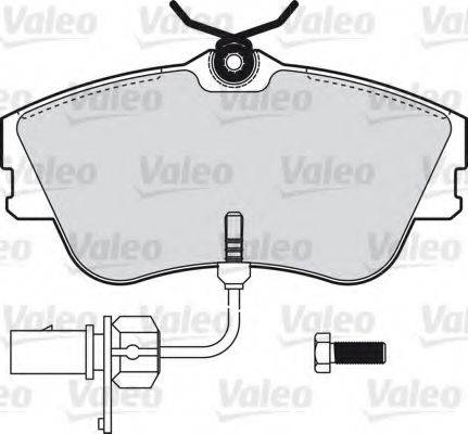 VALEO 598622 Комплект гальмівних колодок, дискове гальмо