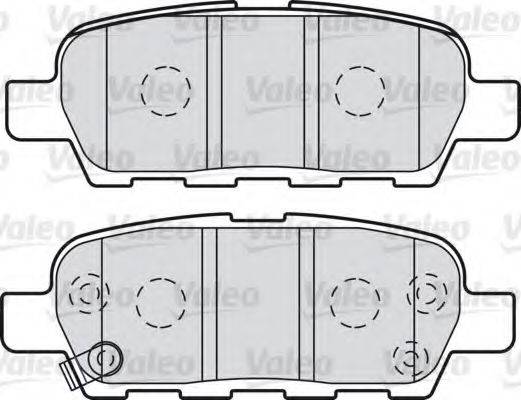 VALEO 601009 Комплект гальмівних колодок, дискове гальмо